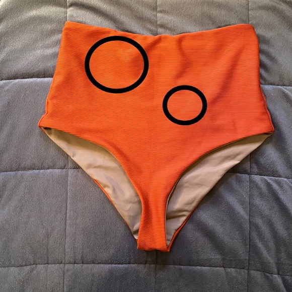 Mara Hoffman Lydia Bikini Bottom in Rust - Picture 11 of 12